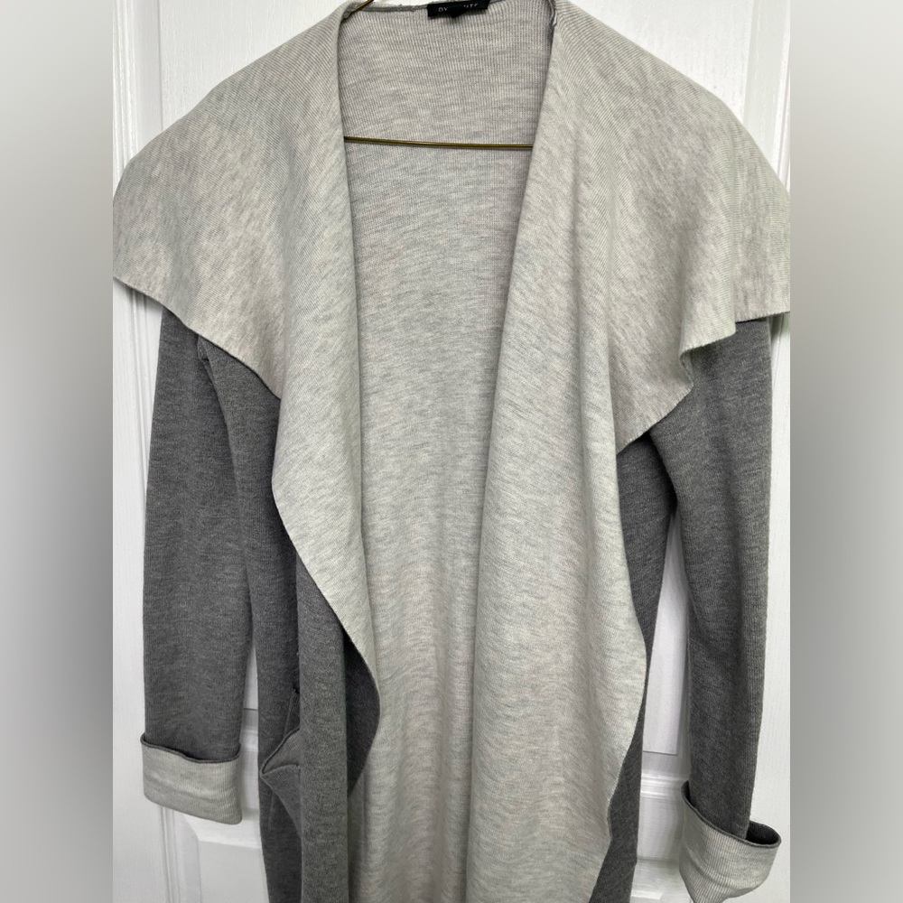 Dynamite Women’s ‘Shades of Grey’ Acrylic/Nylon/Wool Open Front Duster Size XS - Picture 3 of 8